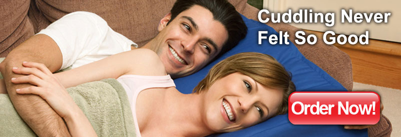 cuddling never felt so good banner